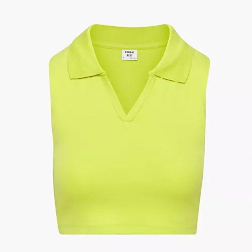 ARITZIA SUNDAY BEST KNOX TANK - PEAR GREEN - M